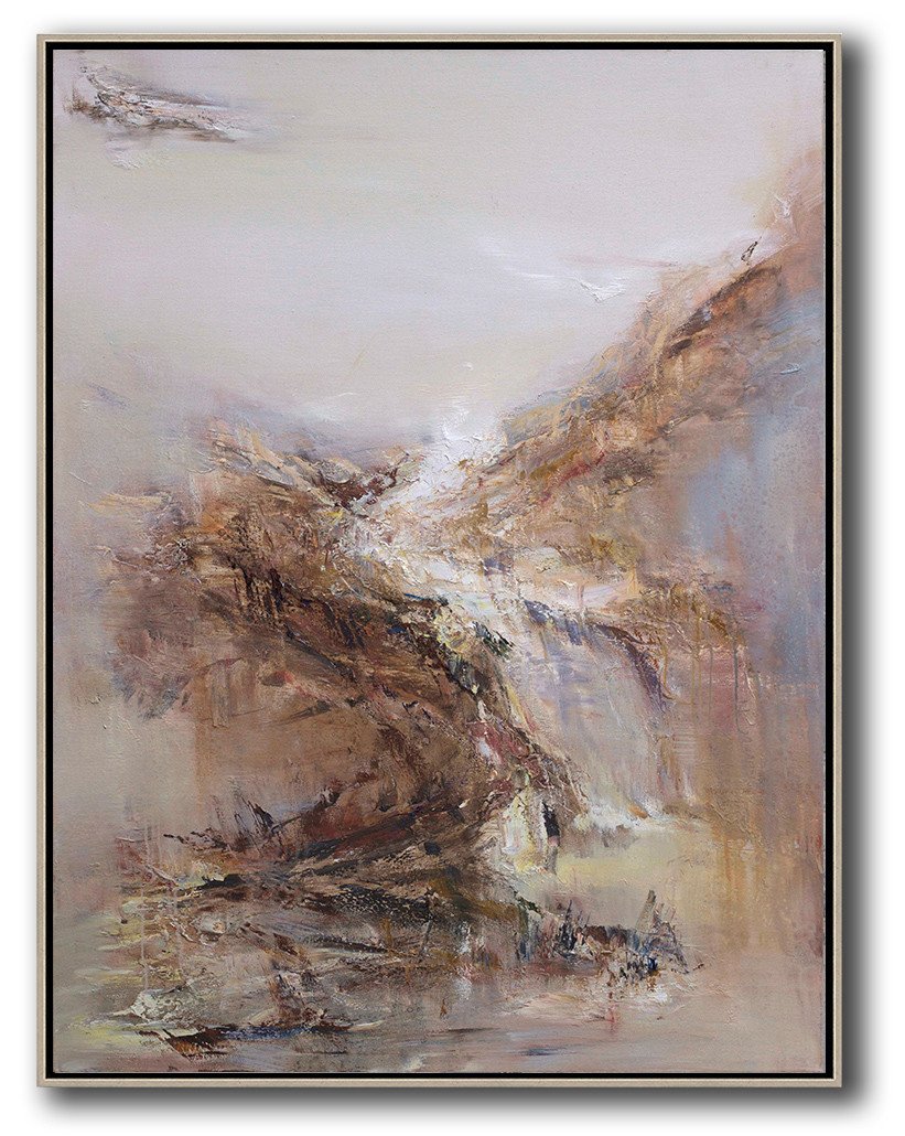 Hand-painted Abstract Landscape Oil Painting 2 piece canvas art